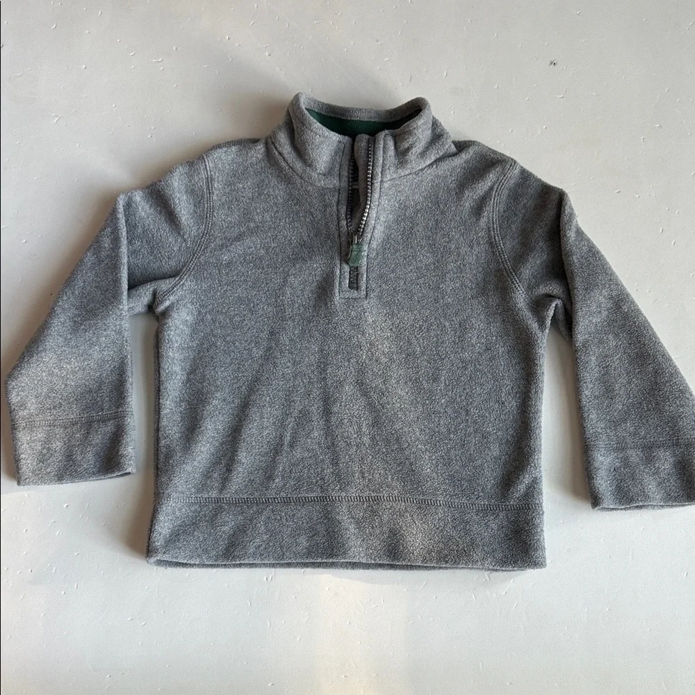 Carter’s Fleece Quarter-Zip Pullover Gray Boys 3T